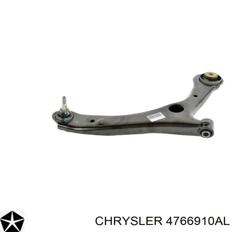 Важіль передньої підвіски нижній, правий 4766910AL Chrysler