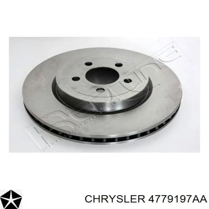 Диск переднього гальма Chrysler 4779197AA ціна, від 71.42 USD