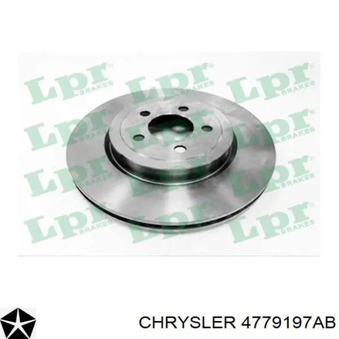 Гальмівні диски передні 4779197AB Chrysler