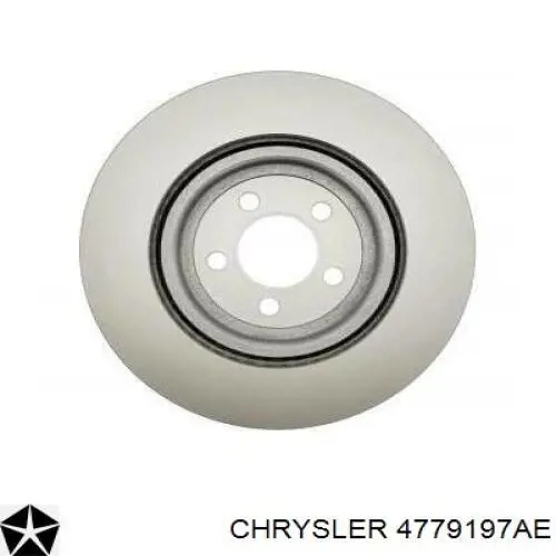 Гальмівні диски передні 4779197AE Chrysler