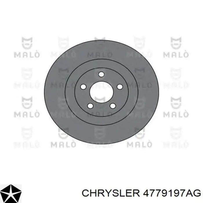 Гальмівні диски передні 4779197AG Chrysler