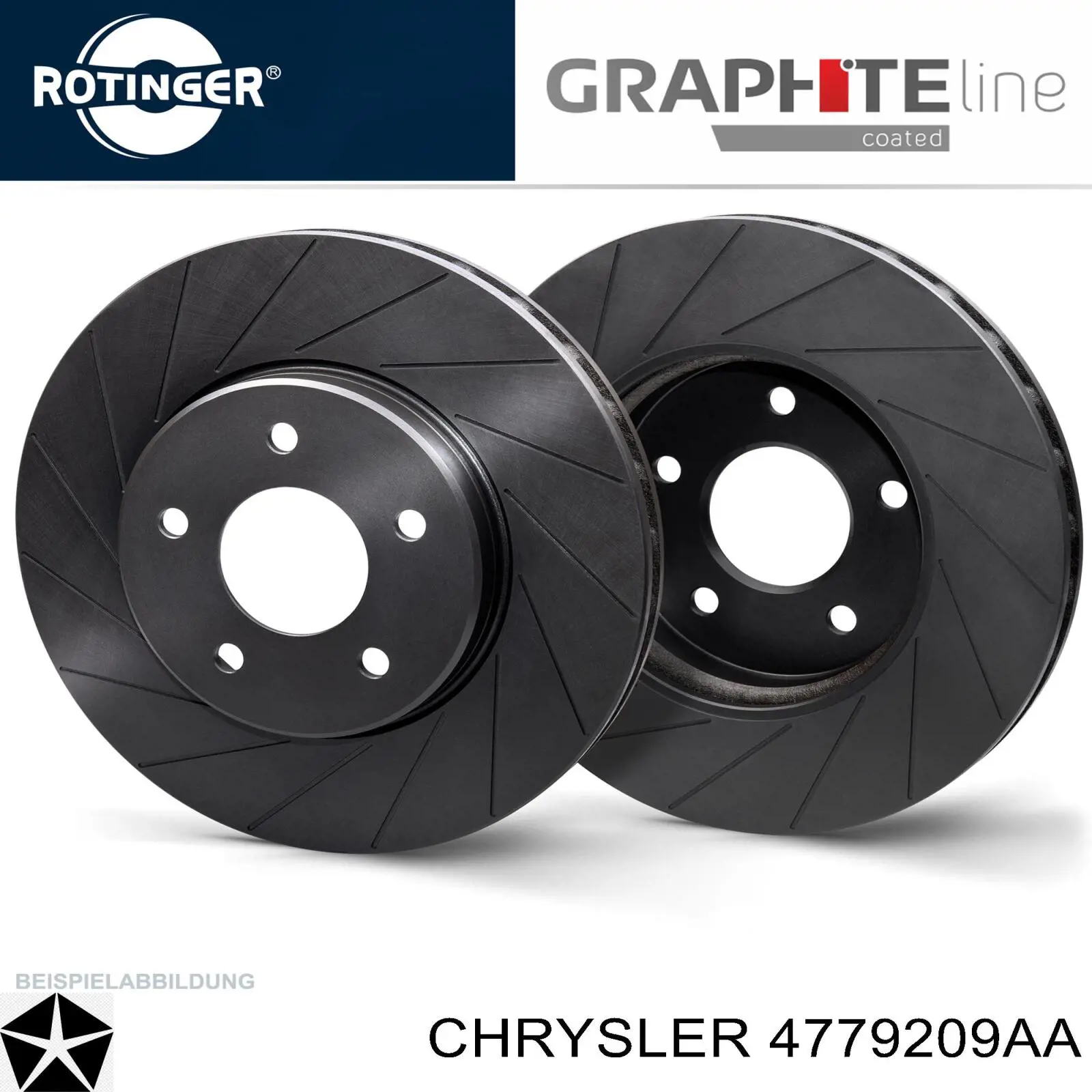 Купити 4779209AA Chrysler Диск заднього гальма