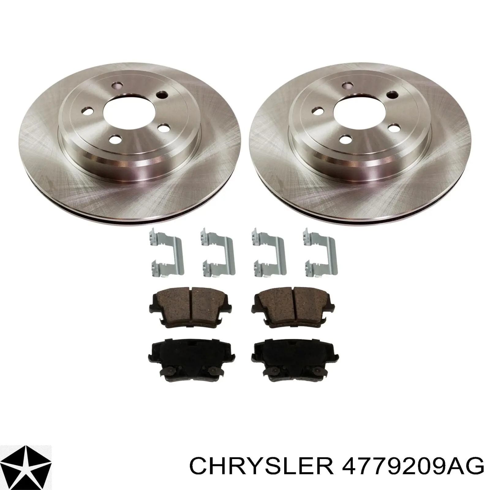 Купити 4779209AG Chrysler Диск заднього гальма