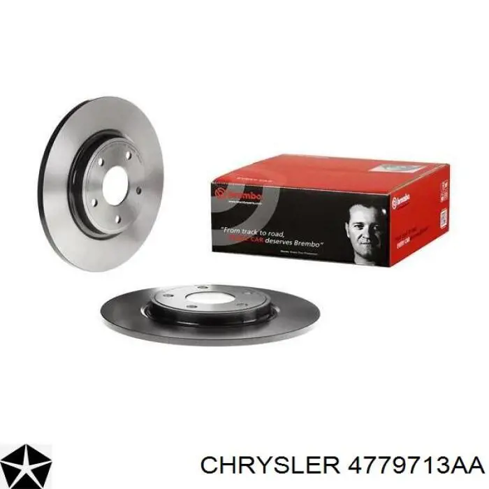 Задні дискові гальма Chrysler 4779713AA ціна, від 40.74 USD