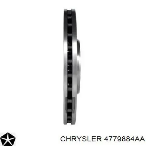 Диск гальмівний передній Chrysler 4779884AA