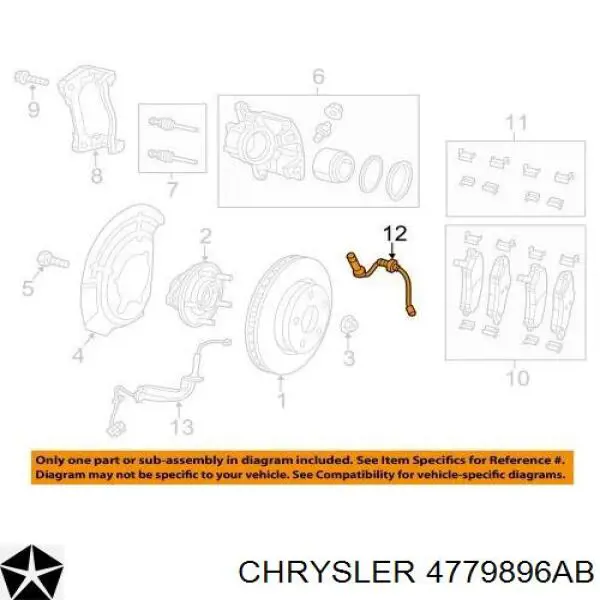  Chrysler 04779896AC ціна, від 21.28 USD