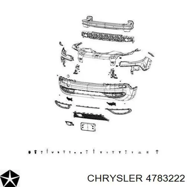 Буфер капота гумовий Chrysler 4783222 ціна, від 6.33 USD