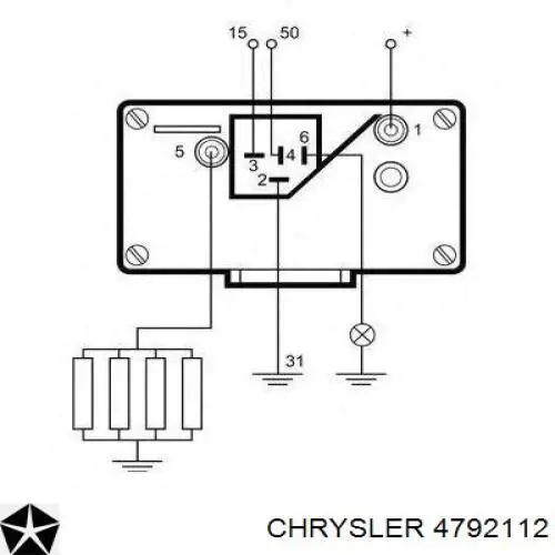 Ролик приводного ременя, паразитний Chrysler 4792112