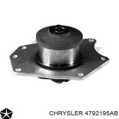 Помпа охолодження Chrysler 4792195AB ціна, від 40.46 USD