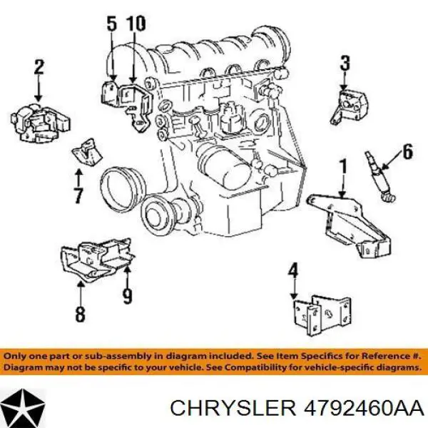 Шків колінвала 4792460AA Chrysler