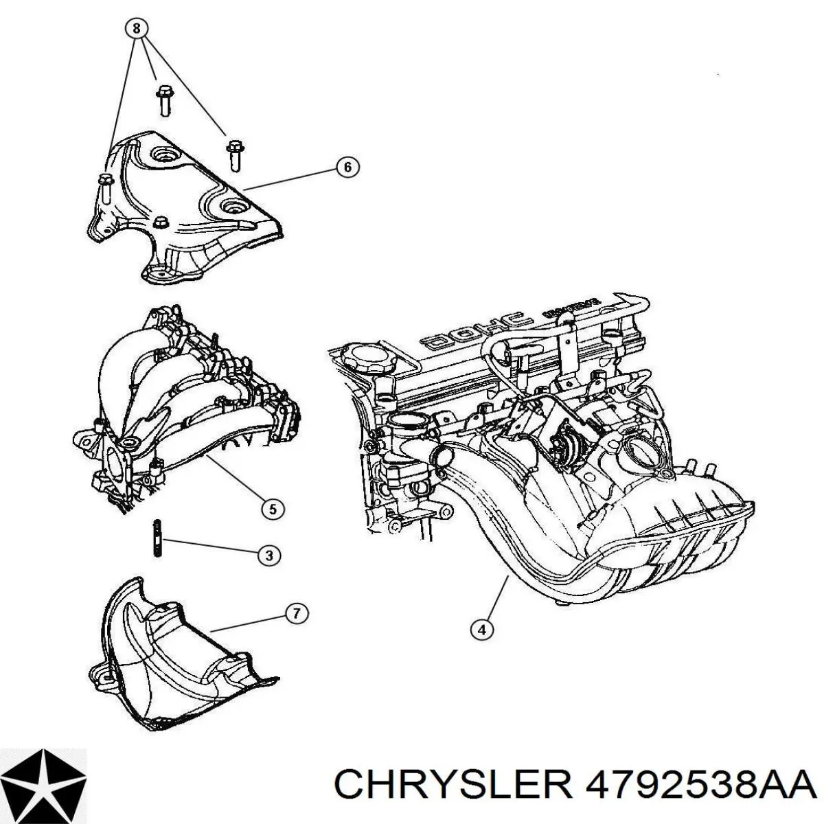  4792538AA Chrysler