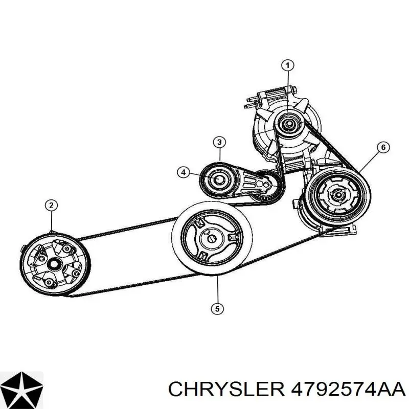 Шків насосу гідропідсилювача керма (ГПК) Chrysler 04792574AA ціна, від 156.24 USD