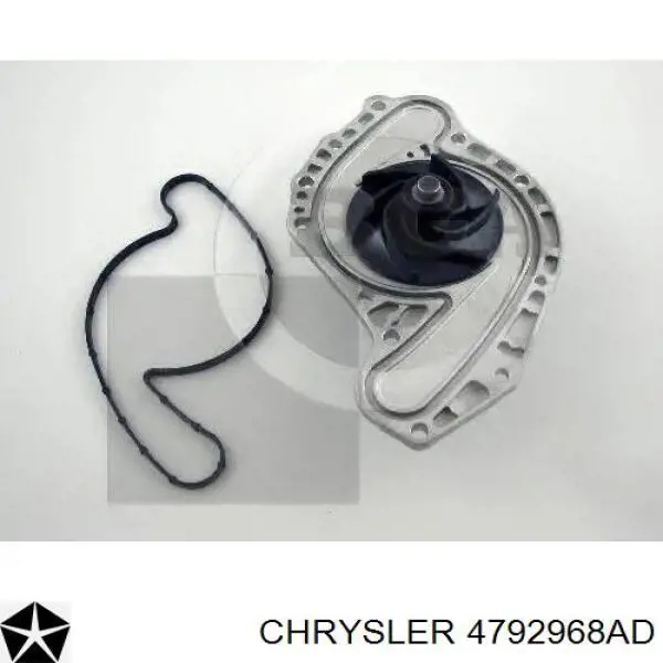 Помпа охолодження Chrysler 4792968AD ціна, від 48.84 USD