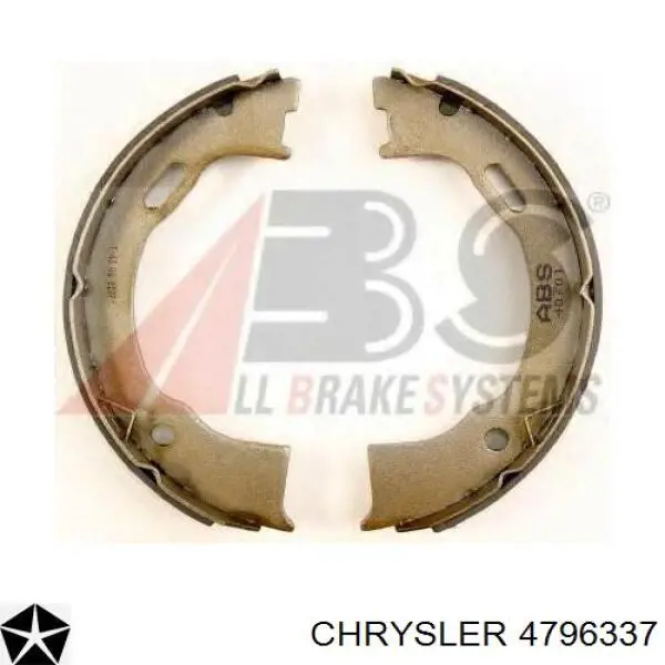 Купити 4796337 Chrysler Гальмівні колодки гальма стоянки
