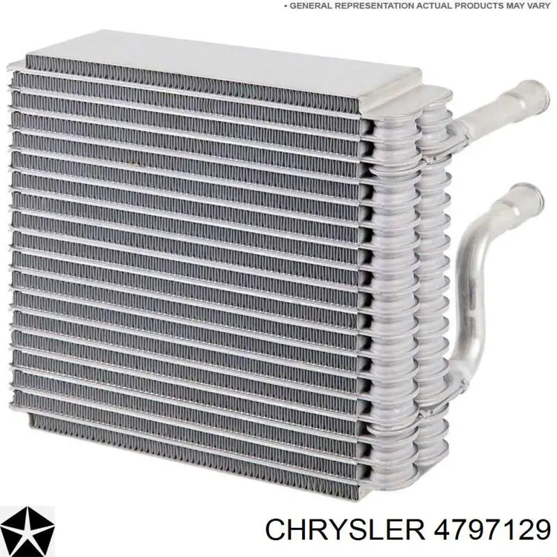 4797129 Chrysler радіатор кондиціонера салонний, випарник