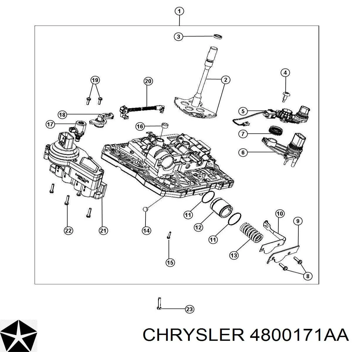 Купити 04800171AA Chrysler Соленоїд АКПП