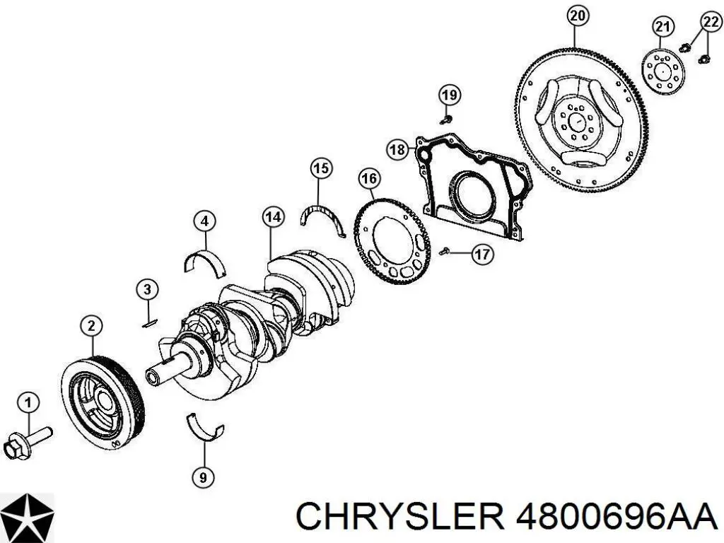 Chrysler 4800696AA ціна, від 135.42 USD
