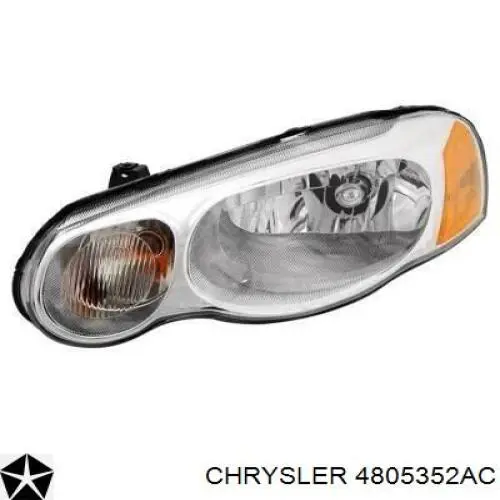 4805352AC Chrysler ліхтар задній правий