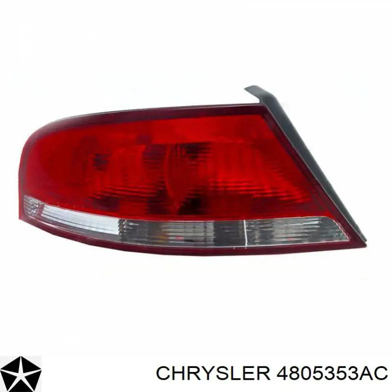 4805353AC Chrysler ліхтар задній лівий