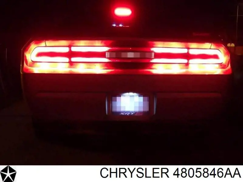 04805846AA Chrysler ліхтар підсвічування заднього номерного знака
