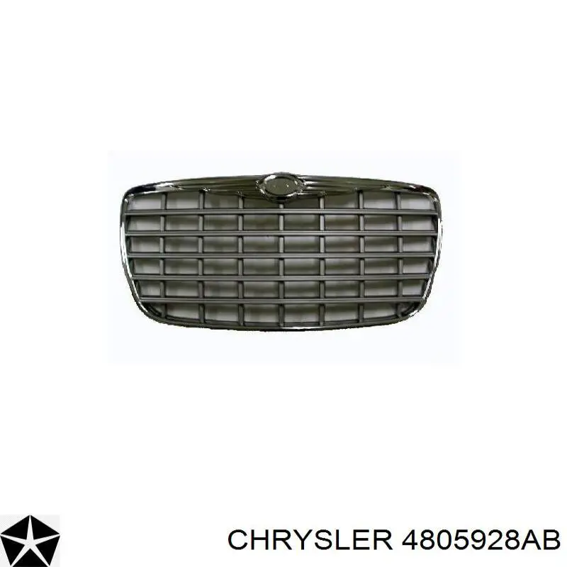 04805928AC Chrysler решітка радіатора