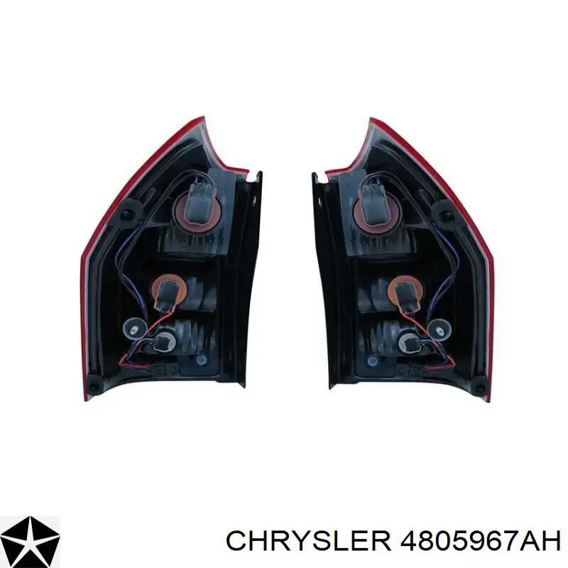 Ліхтар задній лівий Chrysler 4805967AH ціна, від 73.48 USD