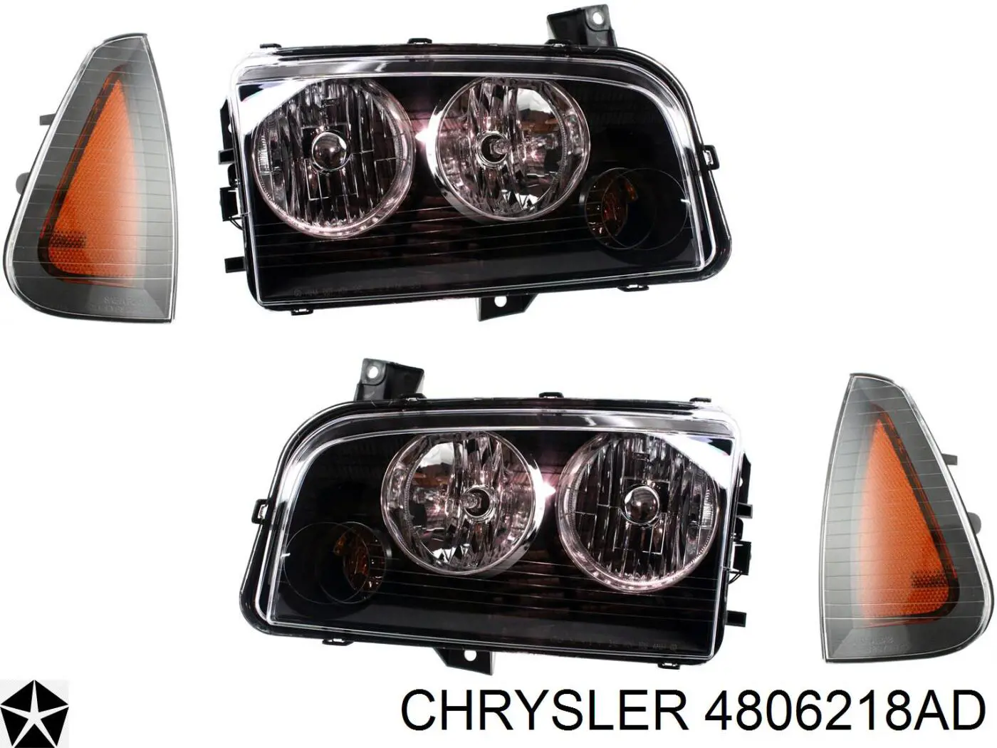 4806218AC Chrysler вказівник повороту правий