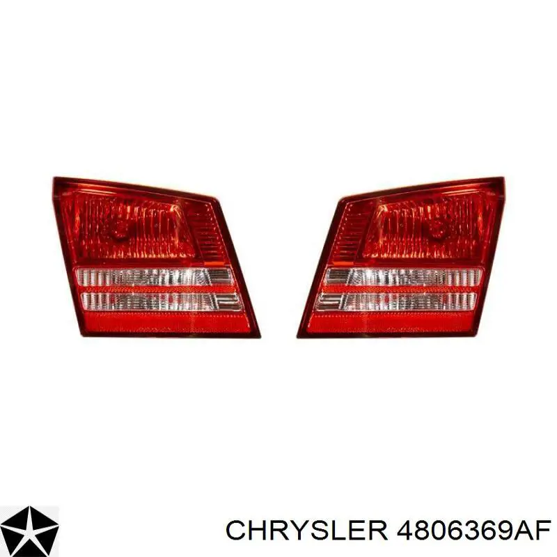 4806369AE Chrysler ліхтар задній лівий, внутрішній