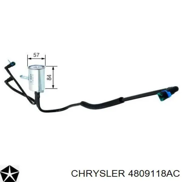 Купити 4809118AC Chrysler Фільтр-відстійник палива грубої очистки