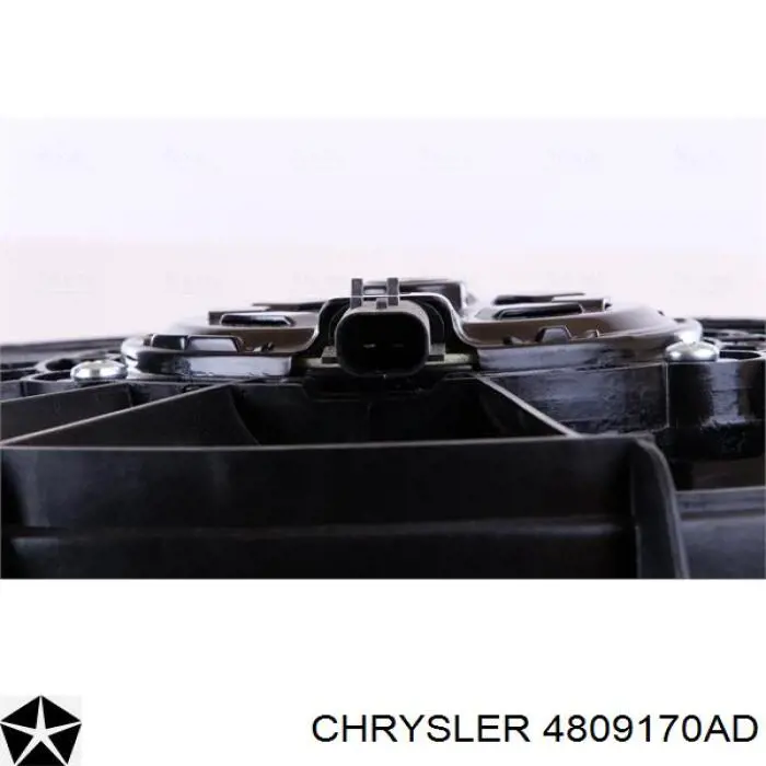 Купити 4809170AD Chrysler Електровентилятор охолодження в зборі (двигун + крильчатка), правий