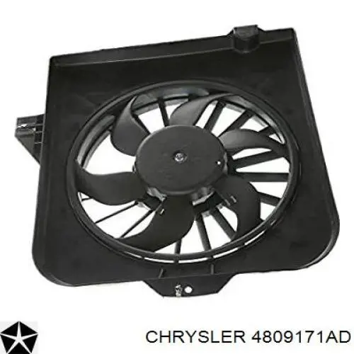 Вентилятор системи охолодження лівий Chrysler 4809171AD ціна, від 33.64 USD