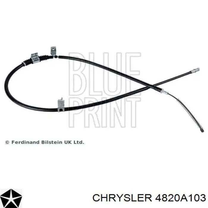Купити 474632 Peugeot/Citroen Трос ручного гальма задній, лівий