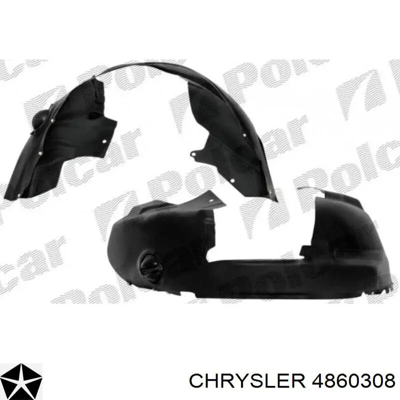 Подкрильнікі переднього крила, правий Chrysler 4860308 ціна, від 9.28 USD
