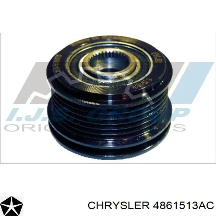 Купити 4861513AC Chrysler Шків генератора