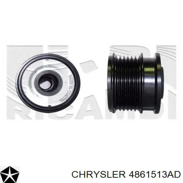 Шків генератора 4861513AD Chrysler