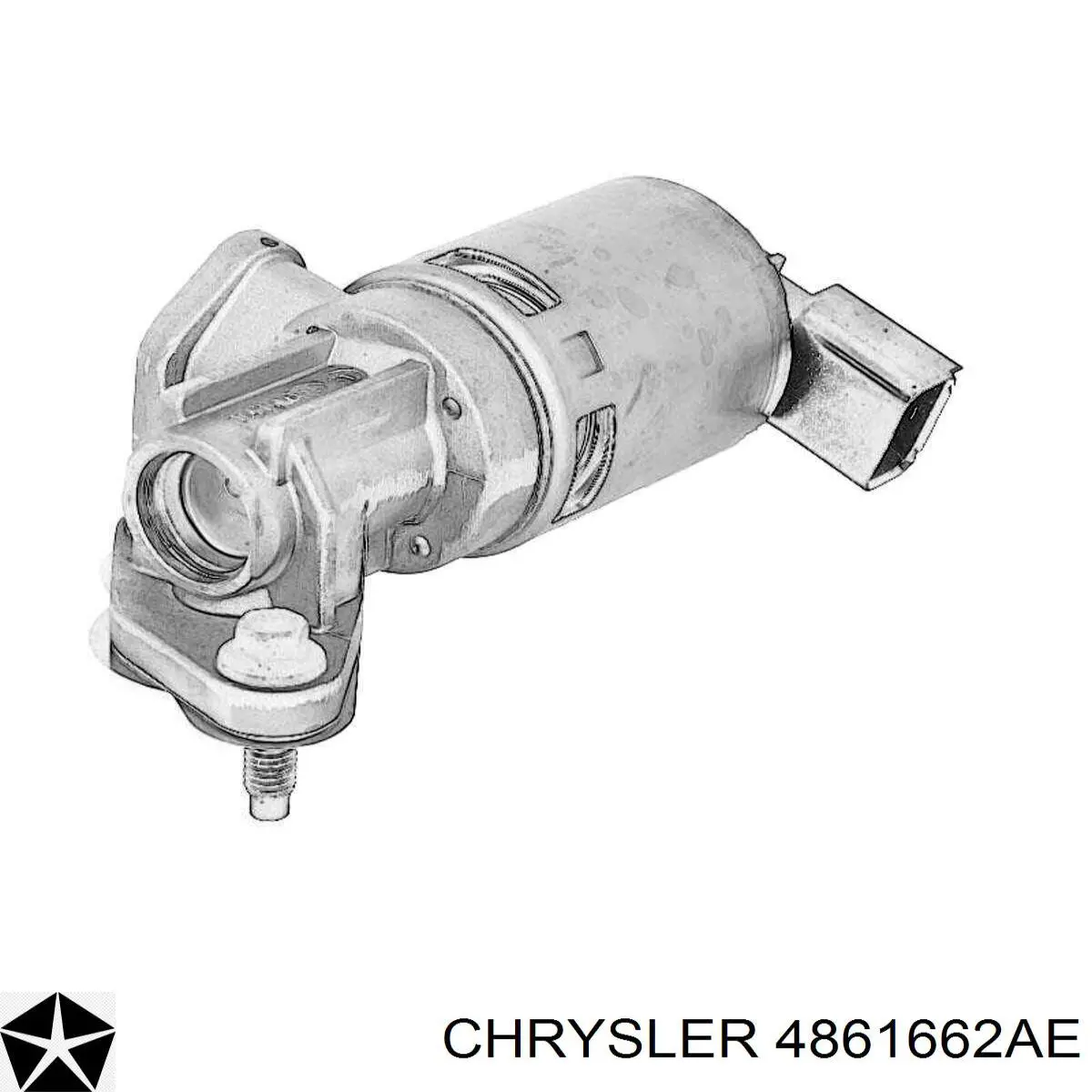 4861662AE Chrysler клапан egr, рециркуляції газів