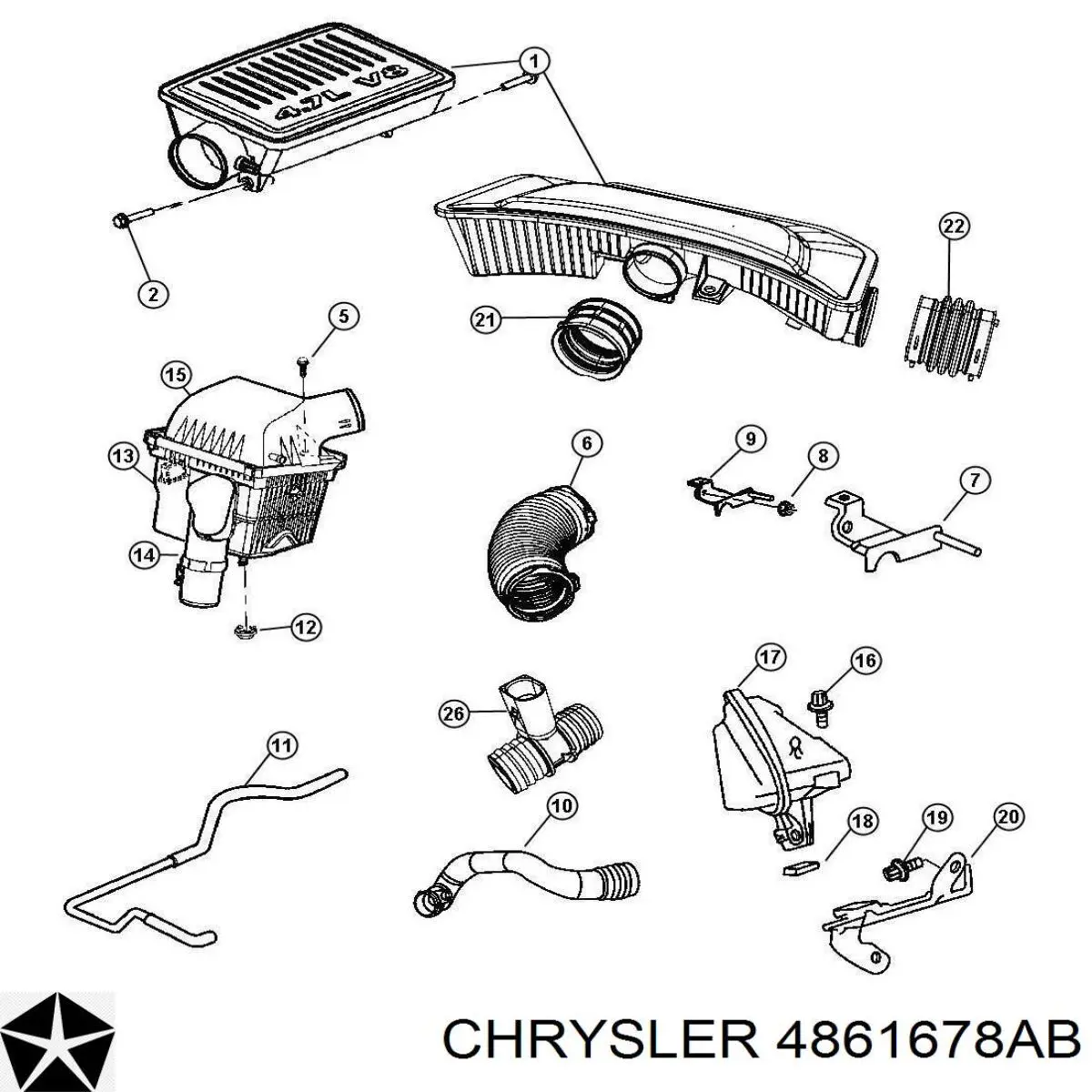 Купити 4861678AB Chrysler 
