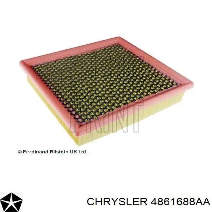 Елемент повітряного фільтра Chrysler 4861688AA ціна, від 8.02 USD