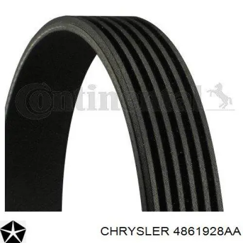 Клиновий ремінь Chrysler 4861928AA ціна, від 51.52 USD
