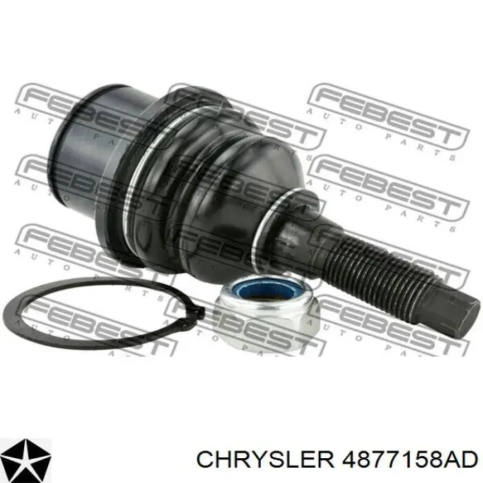 4877158AD Chrysler Важіль передньої підвіски нижній, правий