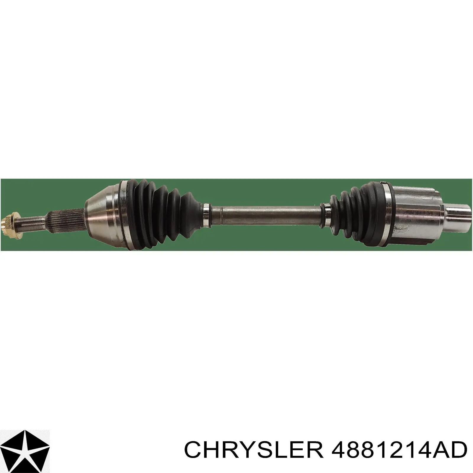 Піввісь передня, права Chrysler 4881214AD ціна, від 150.17 USD
