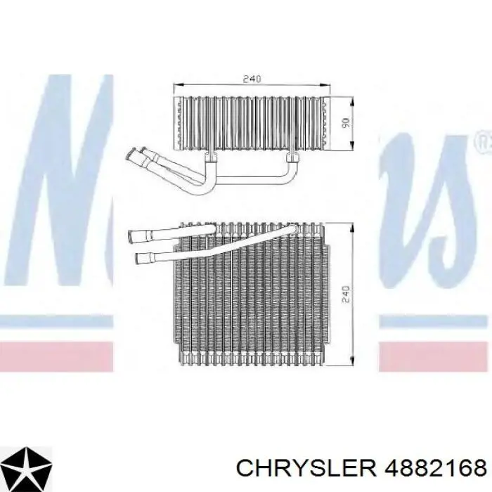 K04882168 Fiat/Alfa/Lancia Охолоджувач повітря