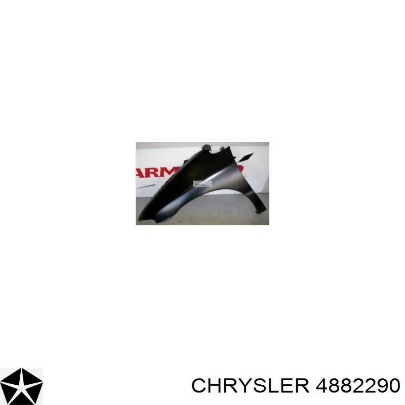 4882290AA Chrysler крило переднє праве