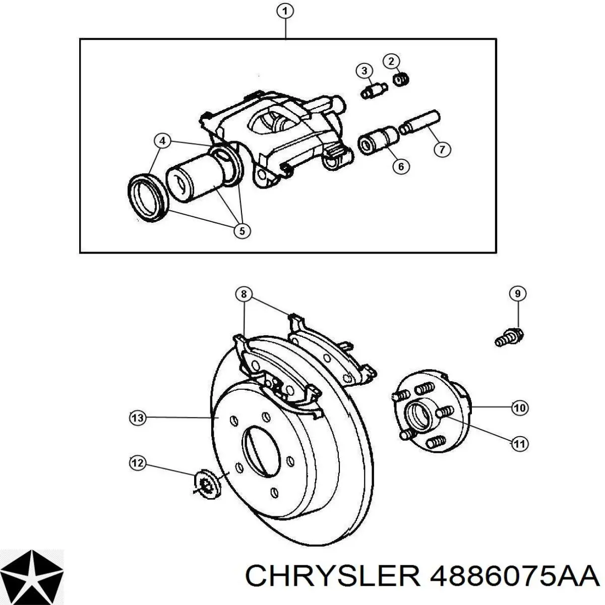  K04886075AA Fiat/Alfa/Lancia