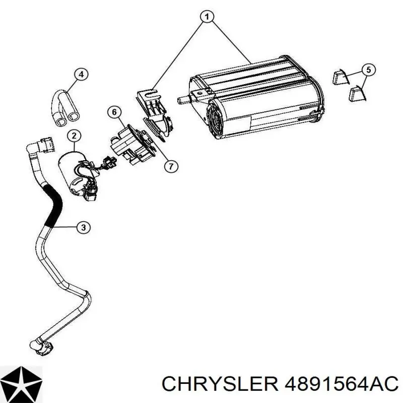  Chrysler 4891564AC ціна, від 14.06 USD