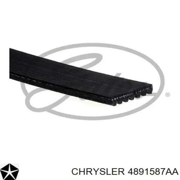 Клиновий ремінь Chrysler 4891587AA ціна, від 26.75 USD