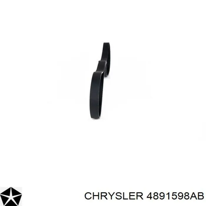 Купити 4891598AB Chrysler Ремінь генератора