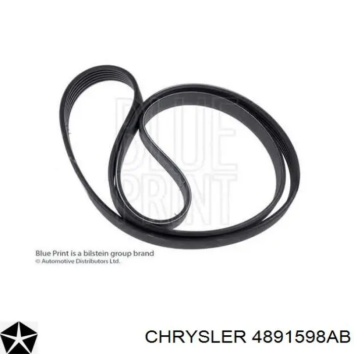 4891598AB Chrysler Поліклиновий ремінь