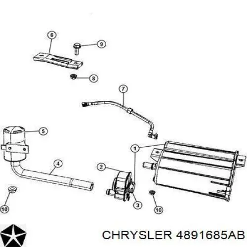  4891685AB Chrysler