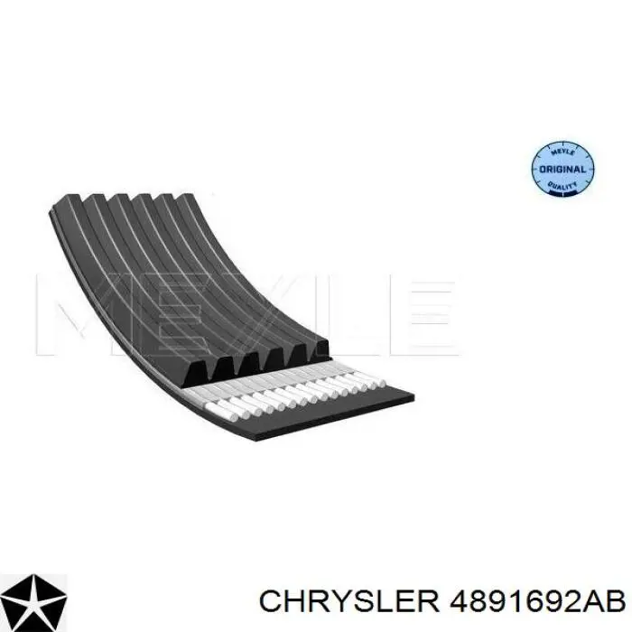 4891692AB Chrysler Поліклиновий ремінь